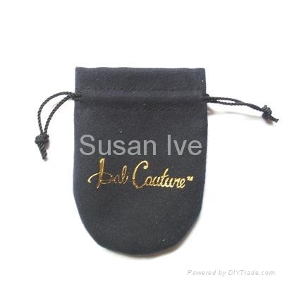 Custom Jewellery Pouch Superfine Fabric with Stamped logo