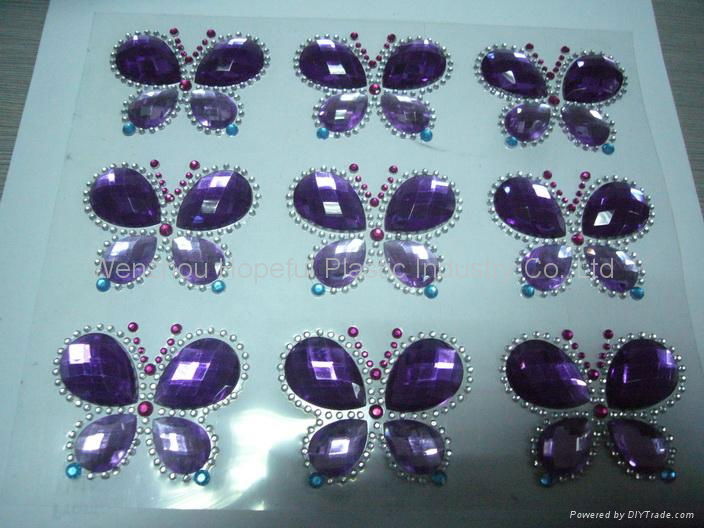 Rhinestone sticker