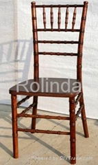 Fruit wood color chiavari chair