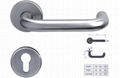 Stainless Steel Tube Lever Door Handle 1