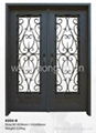 Wrought iron entry door(HT-206B) 1