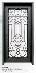 custom wrought iron door(HT-205A)