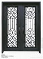 custom wrought iron door(HT-205C)