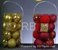 New Style Christmas ornament plated glass ball