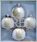 Christmas decorative hand painted glass ball 4