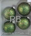 Christmas decorative hand painted glass ball 5