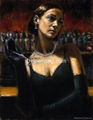 " Gloves " - Fabian Perez Canvas Oil Painting Reproduction