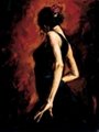Flamenco - Fabian Perez Canvas Oil Painting Reproduction