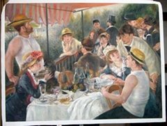 "Luncheon of the Boating Party" by Renoir