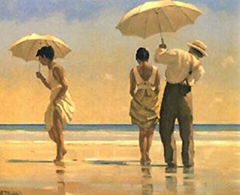 " Mad dogs..." Jack Vettriano Oil Painting Reproduction