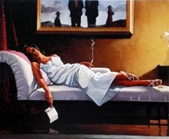 " The letter" Jack Vettriano Oil Painting Reproduction