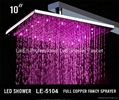 No battery Shower Heads Shower Led Led Shower head light Led Rainfall Shower 1