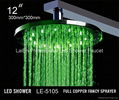 No battery Shower Heads Shower Led Led Shower head light Led Rainfall Shower 1