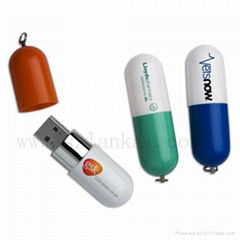 OEM capsule shape usb memory stick