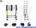 Aluminum 2M+2.6M Combined telescopic ladder patent parotected Ce-en131 Certifica