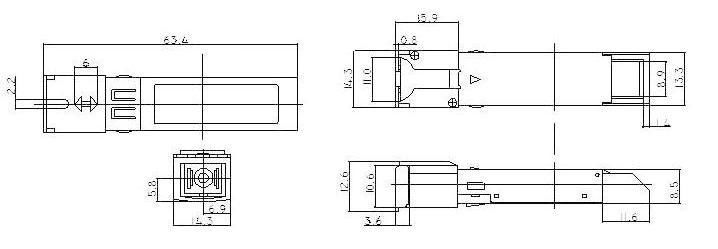 SFP CWDM SM Optical Transceiver Module 4