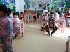 Bonie composite PVC floor in kindergarten