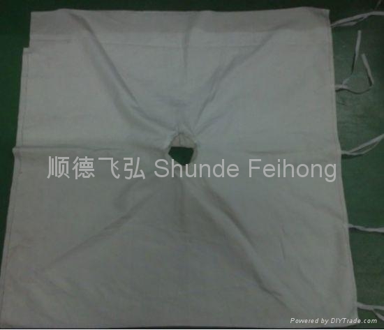 Plate frame type filter press/centrifuge filter bag