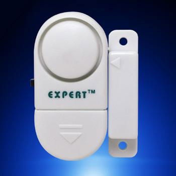 Battery-operated door or window entry alarm