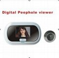 Digital peephole viewer with high