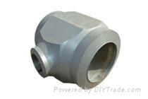 Pipe fittings alloy steel  high-pressure forged tee