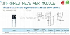 IRM56384红外线接收头