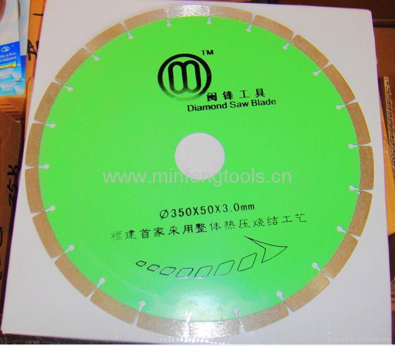 350mm diamond saw blade/ hot pressed 2