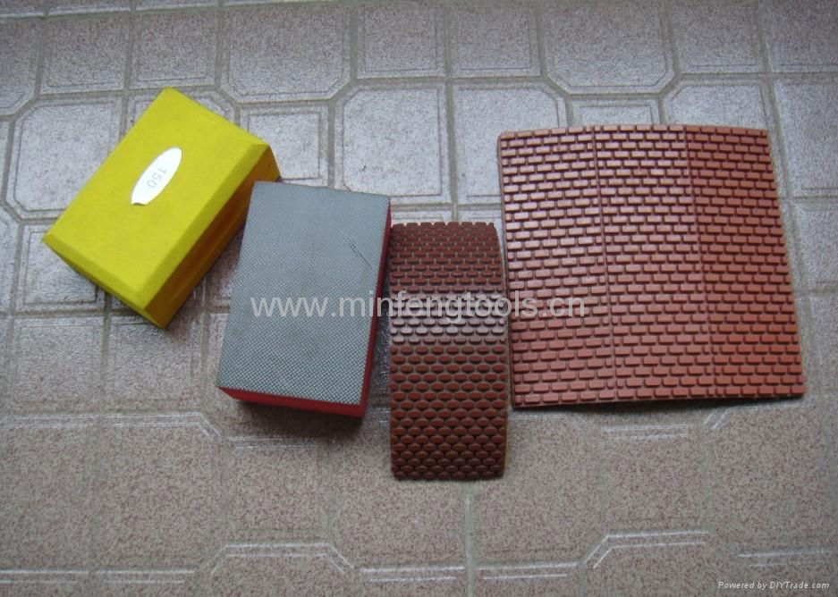 Diamond hand polishing pads 4