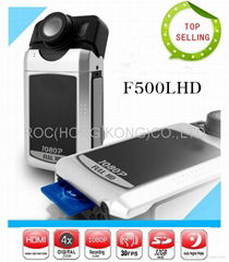 Car DVR Recorder  F500LHD Full HD 1920*1080p 30 fps Vehicle DVR with H.264 Video