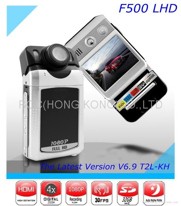 Car DVR Recorder  F500LHD Full HD 1920*1080p 30 fps Vehicle DVR with H.264 Video 3