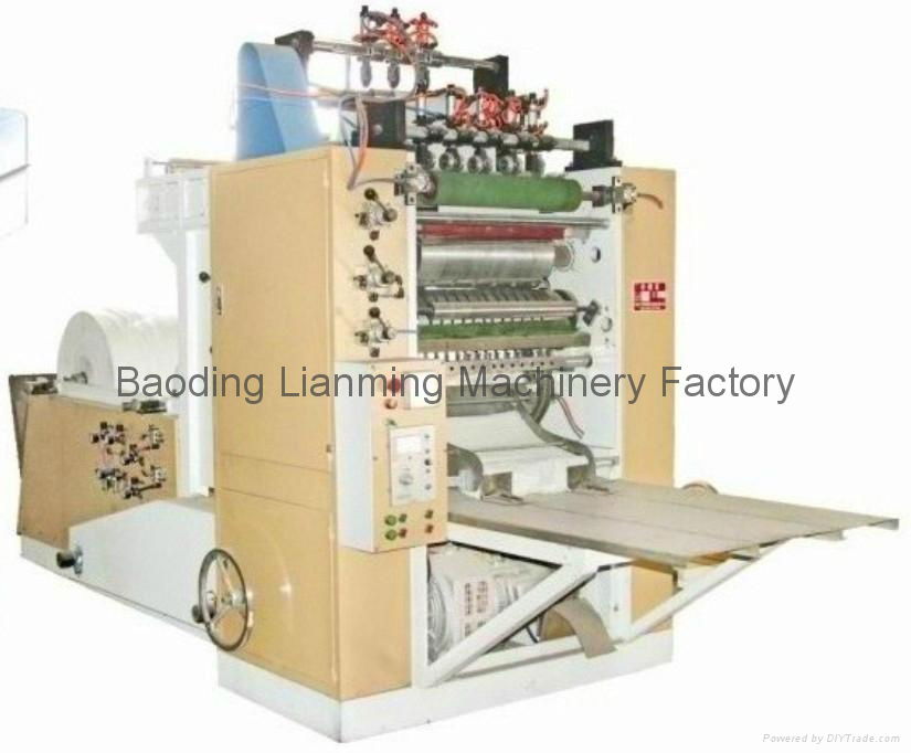 Box Drawing Type Face Tissue Machine