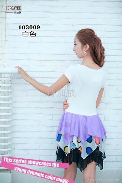 特加依-Q1030 圓領潮流韓式風格連衣裙 3
