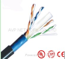 Outdoor cat6 cable 056mm copper pass fluke test 