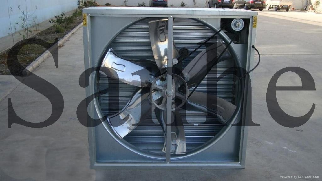 Auto push-pull type exhaust fan