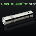 160 lumens CREE XPE Q4 LED stainless
