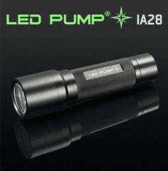 180 lumens CREE XPE Q4 LED Flashlight Torch Light with 4*AAA batteries