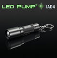 0.5W Nichia LED keychain torch/flashlight with 4 AG13 batteries 