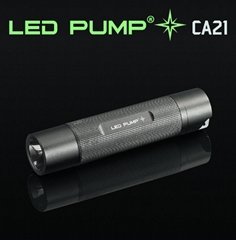 130流明 3×AAA CREE Q4 LED 直紋鋁電筒