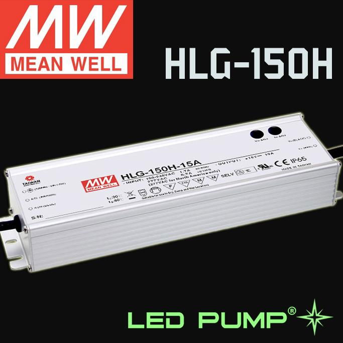 MEANWELL 150W 12V/15V/20V/24V/30V/36V/42V/48V54V Dimming LED Driver/Power Supply