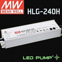 MEAN WELL 240W 15V/20V/24V/30V/36V/42V/48V54V Dimming LED Driver/Power Supply