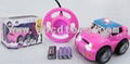 2CH R/C cartoon Barbie police car 5