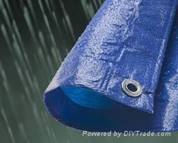 Truck cover blue eyelet tarpaulin 2