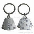 Zinc alloy keychain, metal keyring 