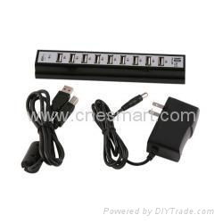 10 Port USB 2.0 HUB  2