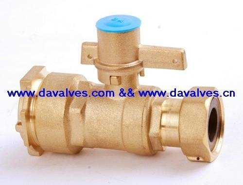 two piece full port brass ball valve for water 2