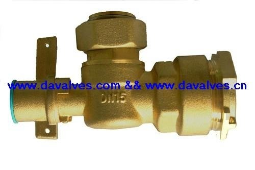 two piece full port brass ball valve for water 3