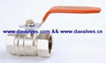 two piece full port brass ball valve for water 4