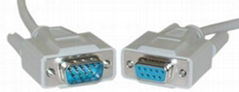 DB9 Male to Female 8C Null Modem Cable