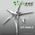 廣州GP-1000L水平軸風力發電機——微風啟動 1