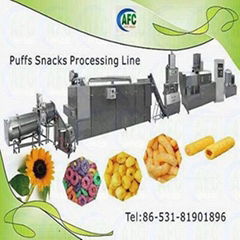 Double Extruder extrusion snacks machine